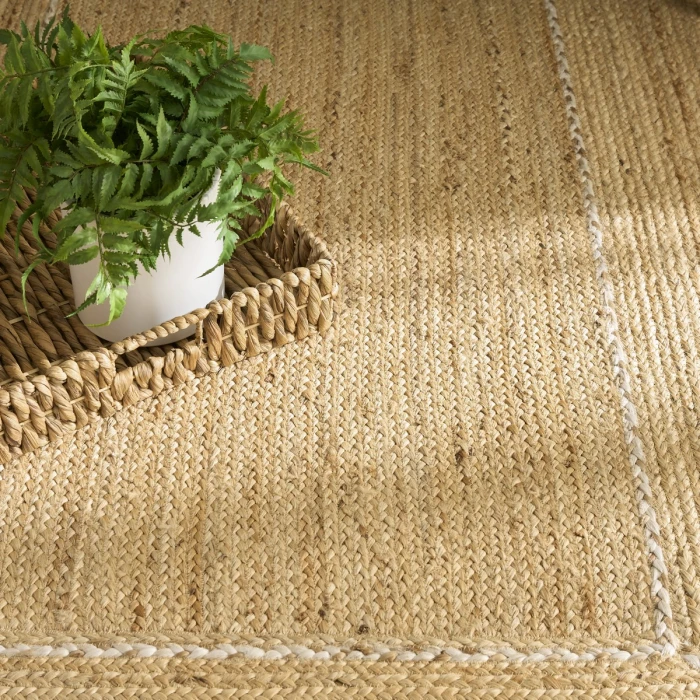 Nourison Terrazzo Jute Natural TRJ01 8 ft. X 10 ft. Rect. Rug