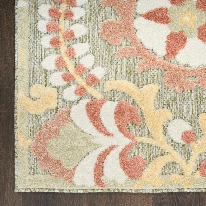 Nourison Aloha Sage Rose ALH17 5 ft. 3 in. X 7 ft. 5 in. Rect. Rug
