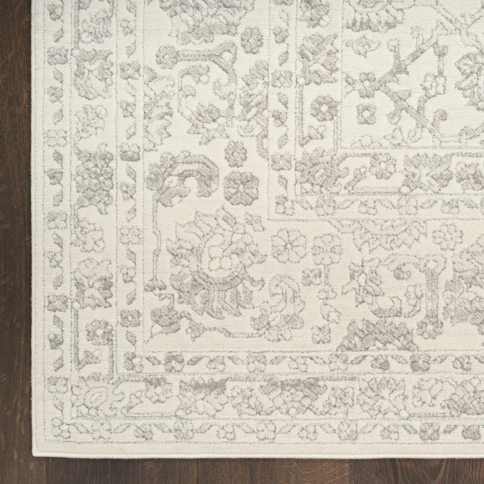 Nourison Grace Grey GCE01 7 ft. 10 in. X 9 ft. 10 in. Rect. Rug