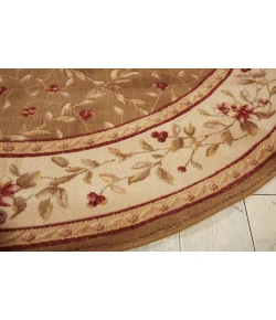 Nourison Home Ashton House Green AS08 5ft.6in. x Round Round Rug