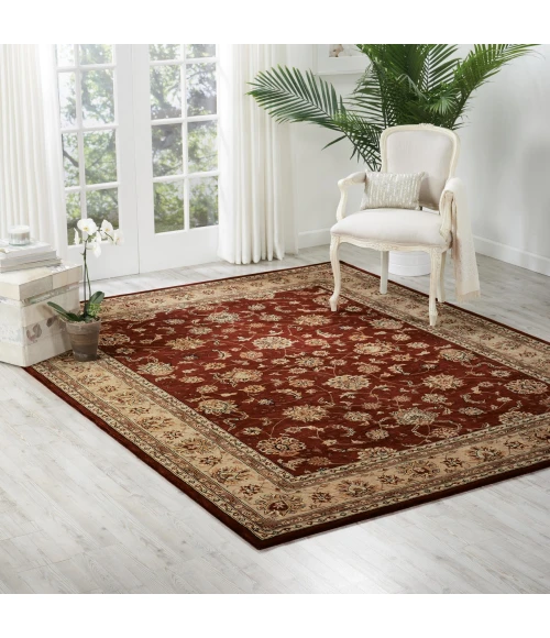 Nourison Home Nourison 2000 Burgundy 2203 7ft.9in. x 9ft.9in. Rect. Rug