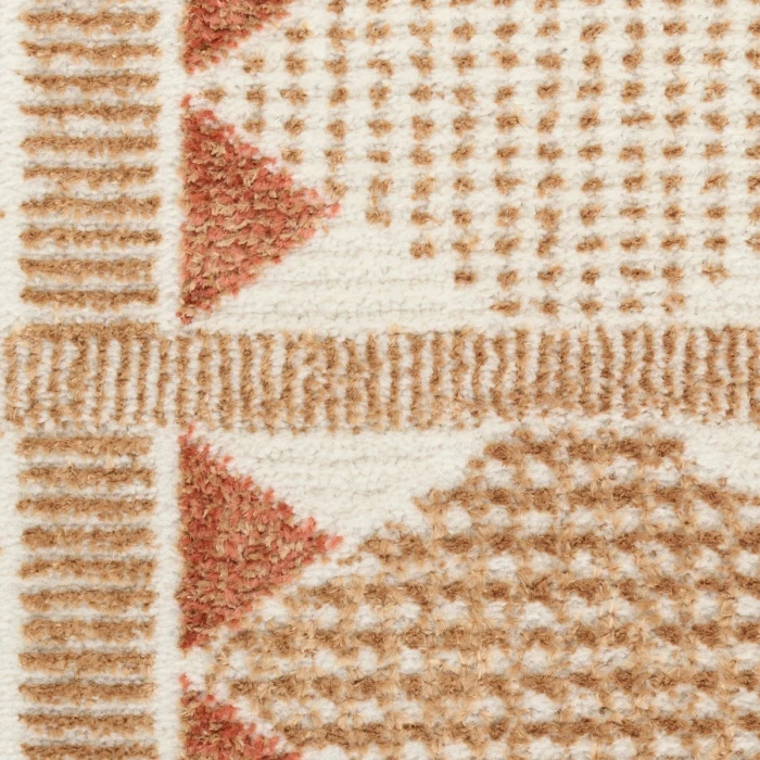 Nourison Nordic Rust NRC06 4 ft. X 6 ft. Rect. Rug