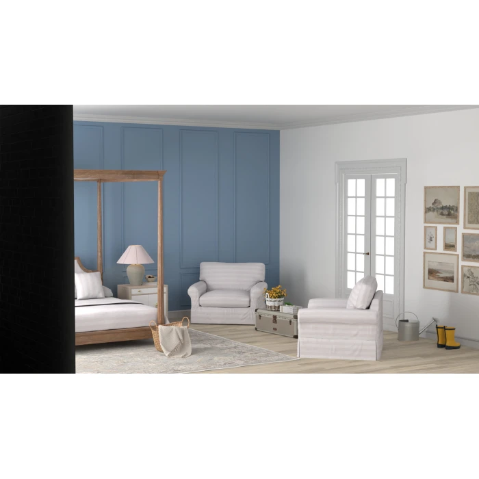 Nourison Infinite Blue Ivory IFT01 8 ft. X 10 ft. Rect. Rug