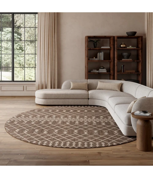 Nourison Positano Natural POS02 10ft. Round Rug
