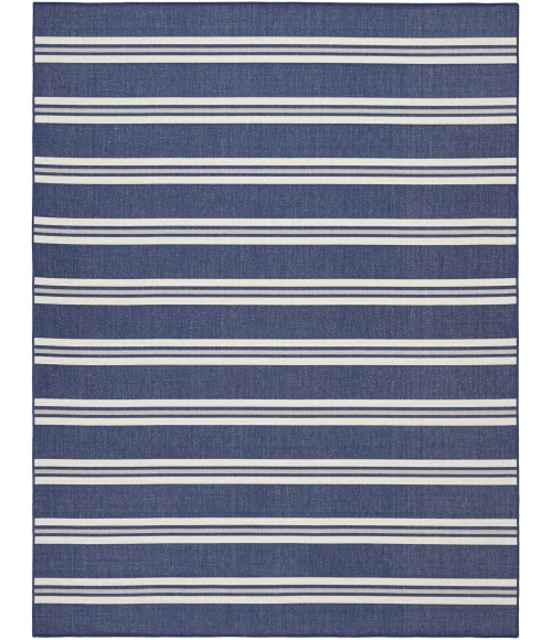 Nourison Home Horizon Indoor/Outdoor Blue HOZ05 10ft. x 14ft. Rect. Rug