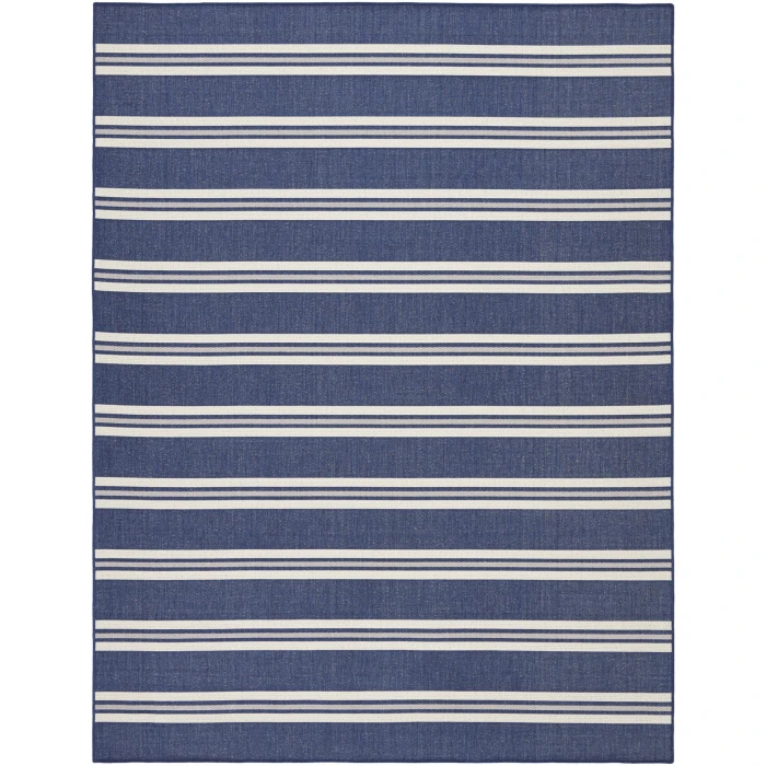 Nourison Home Horizon Indoor/Outdoor Blue HOZ05 10ft. x 14ft. Rect. Rug