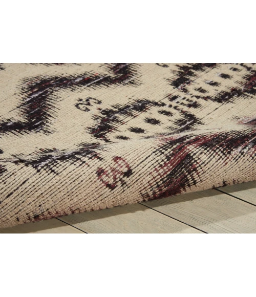 Nourison Home Spectrum Beige Black SPE01 5ft.3in. x 7ft.5in. Rect. Rug