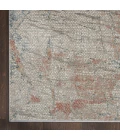 Nourison Rustic Textures Light Grey Rust RUS15 2ft. 2in. x 7ft. 6in. Rect. Rug