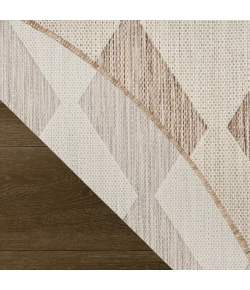Nourison Positano Beige POS04 4ft. Round Rug