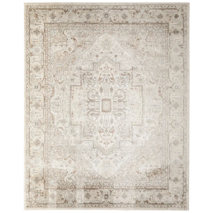 Nourison Quarry Beige QUA18 8 ft. X 10 ft. Rect. Rug