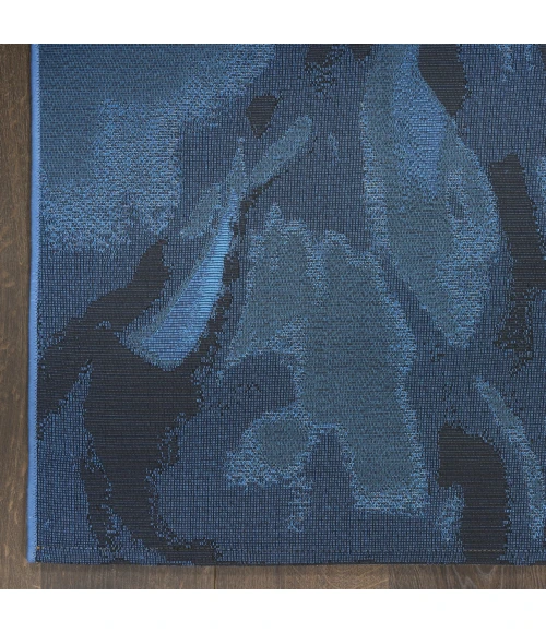 Nourison Home Color Splash Blue CSP09 5ft.3in. x 7ft.3in. Rect. Rug