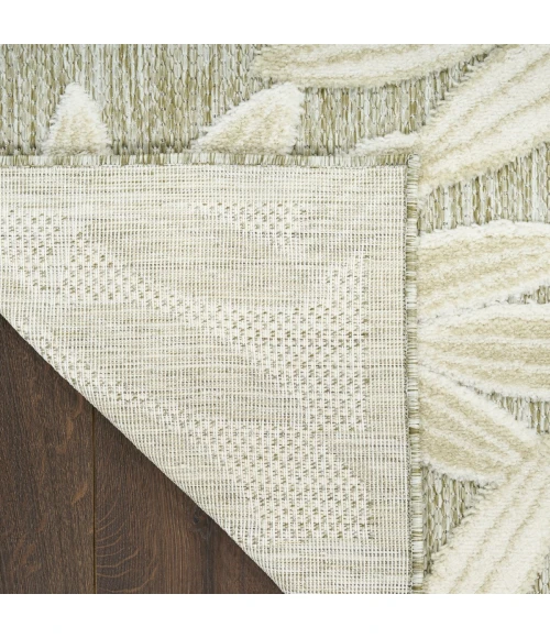 Nourison Aloha Ivory Sage ALH18 3 ft. 6 in. X 5 ft. 6 in. Rect. Rug