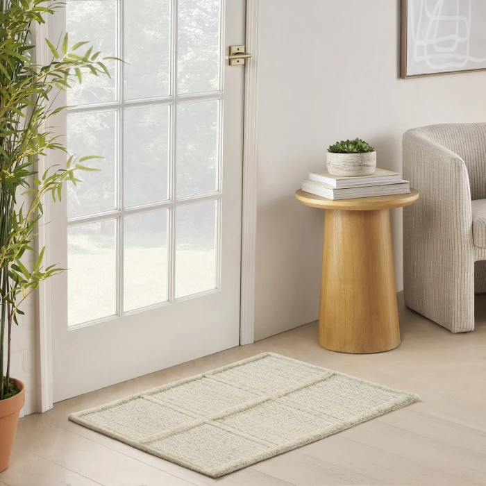 DKNY Pure Framework Cream / Ivory FRA01 2ft. x 3ft. Rect. Rug