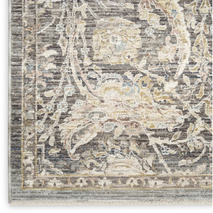 Nourison Home Antique Fusion Grey ANF03 5ft.3in. x 7ft.10in. Rect. Rug