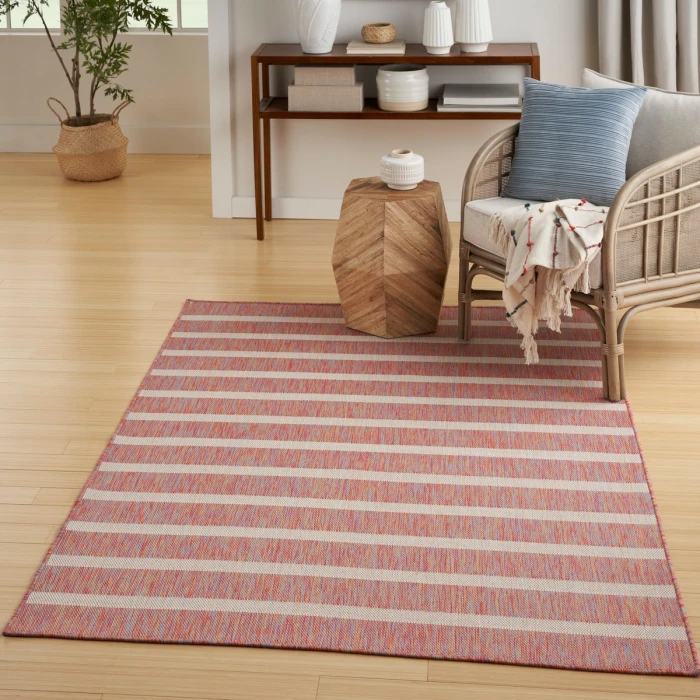 Nourison Positano Rainbow Ivory POS03 5 ft. X 7 ft. Rect. Rug