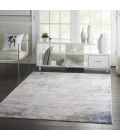 Nourison Home Silky Textures Blue SLY04 3ft.11in. x 5ft.11in. Rect. Rug