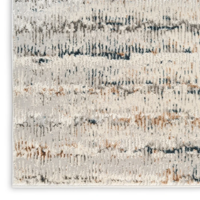 Calvin Klein CK073 Compass Ivory Multicolor CMP01 5 ft. X 7 ft. Rect. Rug