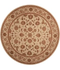 Nourison Home Heritage Hall Beige HE08 9ft. x Round Round Rug