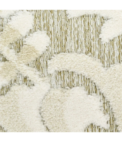 Nourison Aloha Ivory Sage ALH17 5 ft. 3 in. X 7 ft. 5 in. Rect. Rug