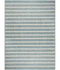 Nourison Positano Aqua Ivory POS03 10 ft. X 14 ft. Rect. Rug