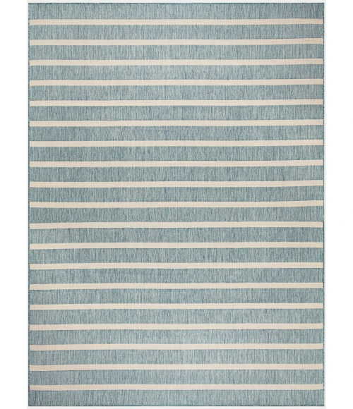 Nourison Positano Aqua Ivory POS03 10 ft. X 14 ft. Rect. Rug