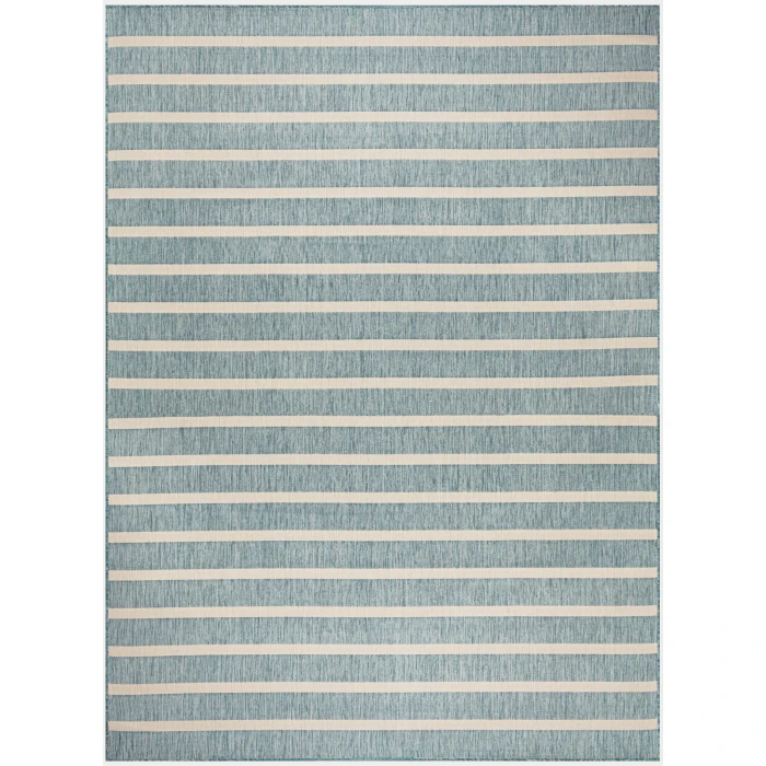 Nourison Positano Aqua Ivory POS03 10 ft. X 14 ft. Rect. Rug