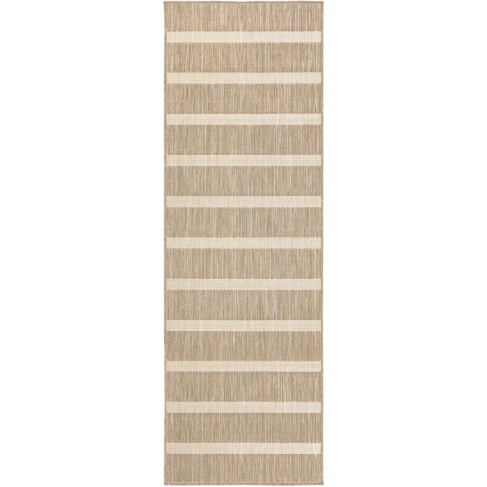 Nourison Positano Beige Ivory POS03 2ft.2in. x 8ft. Rect. Rug