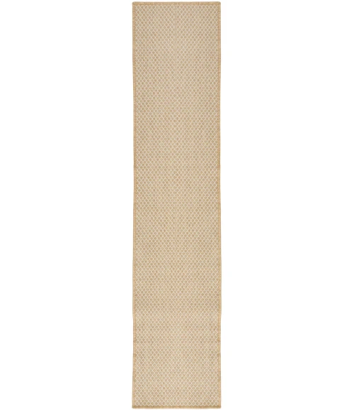 Nourison Courtyard Natural COU01 2 ft. 2 in. X 8 ft. Rect. Rug