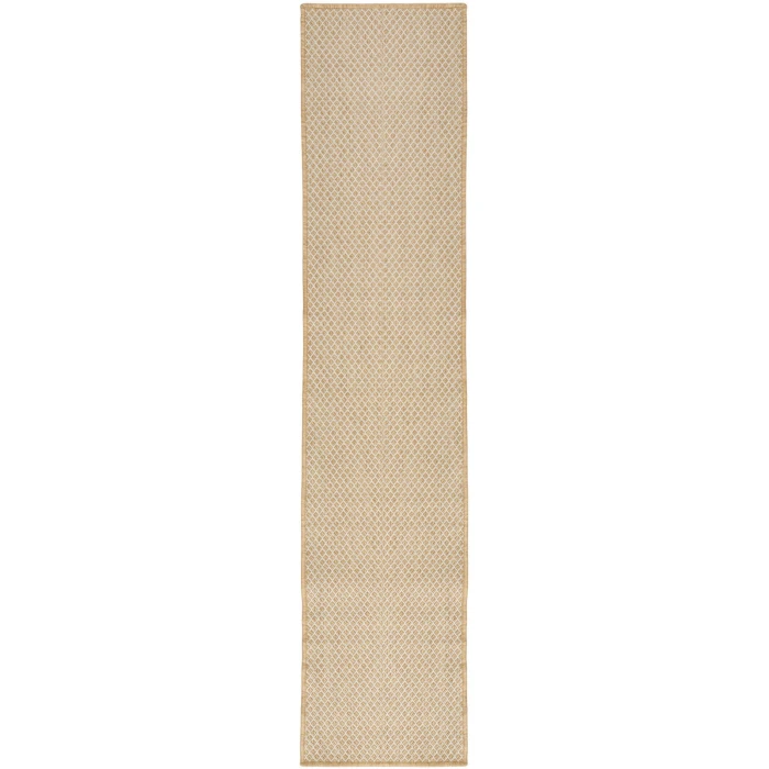 Nourison Courtyard Natural COU01 2 ft. 2 in. X 8 ft. Rect. Rug