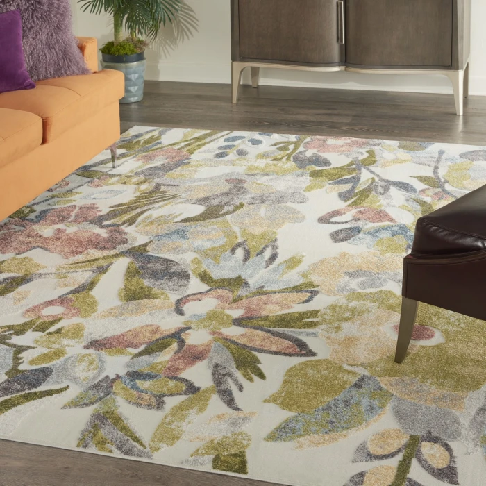 Nourison Home Trance Multicolored TRC02 6ft.6in. x 9ft.6in. Rect. Rug