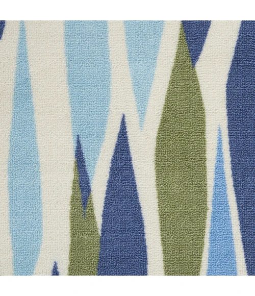 Waverly Sun N' Shade Blue SND01 6ft.6in. x Square Square Rug