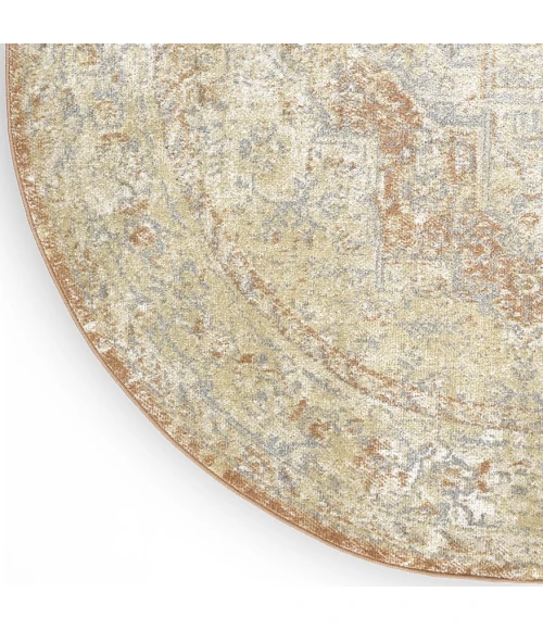 Nourison Nourison Essentials Persian Beige Rust NRE07 6 ft. X Round Rug