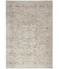 Nourison Oushak Home Light Grey OUS02 6 ft. X 9 ft. Rect. Rug