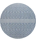 Nourison Positano Navy Blue POS02 10ft. Round Rug