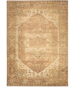 Nourison Home Vintage Washables VWS14 Gold 4 ft. X 6 ft. Area Rug