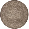 Nourison Home Tulum TLM05 Brown 8 ft. Round Area Rug