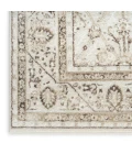 Nourison Dekor Ivory Brown DEK03 5 ft. 3 in. X 7 ft. Rect. Rug