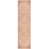 Nourison Home Vintage Washables VWS07 Coral Taupe 2 ft. 2 in. X 8 ft. Area Rug