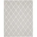 Nourison Feather Soft Grey Ivory FEA01 7ft.10in. x 9ft.10in. Rect. Rug