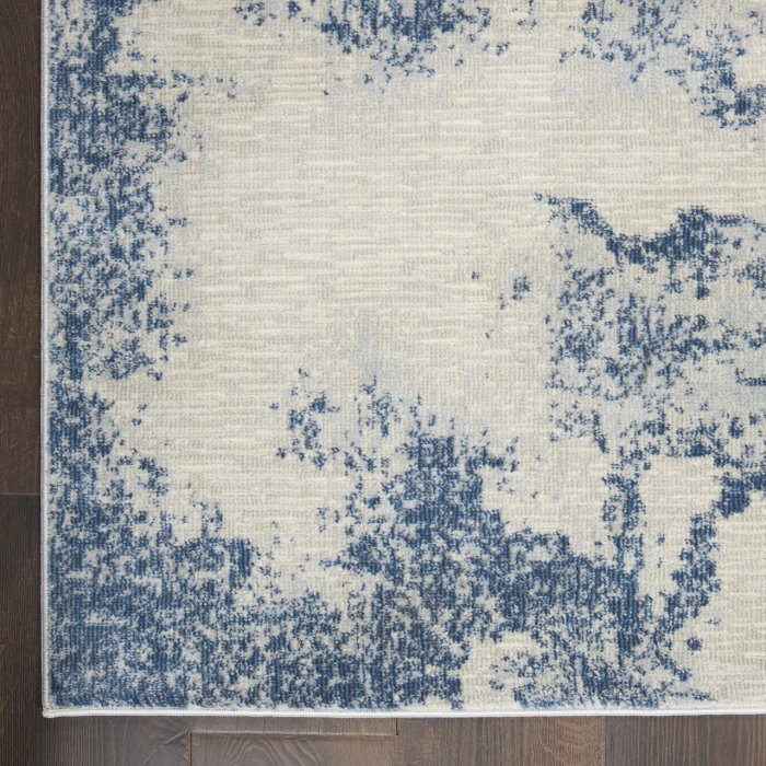Nourison Home Etchings Navy ETC03 4ft. x 6ft. Rect. Rug