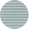 Nourison Home Positano POS03 Aqua Ivory 6 ft. Round Area Rug