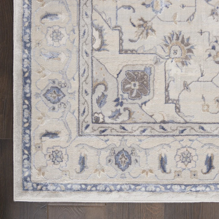 Nourison Home Silky Textures Blue SLY08 3ft.11in. x 5ft.11in. Rect. Rug
