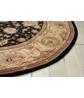 Nourison Home Nourison 2000 Black 2239 7ft.6in. x 9ft.6in. Oval Oval Rug