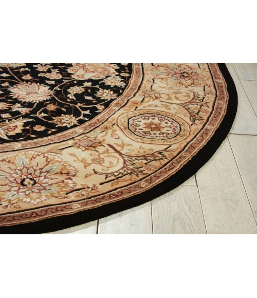 Nourison Home Nourison 2000 Black 2239 7ft.6in. x 9ft.6in. Oval Oval Rug