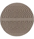 Nourison Positano Natural POS02 8 ft. X Round Rug