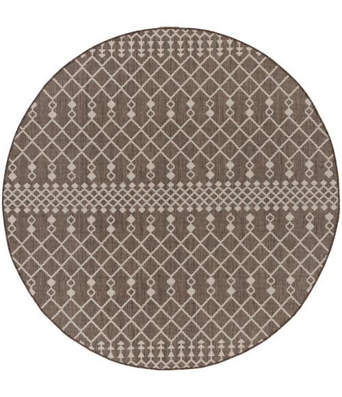 Nourison Positano Natural POS02 8 ft. X Round Rug