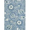 Nourison Home Aloha ALH17 Blue 7 ft. 10 in. X 10 ft. 6 in. Area Rug