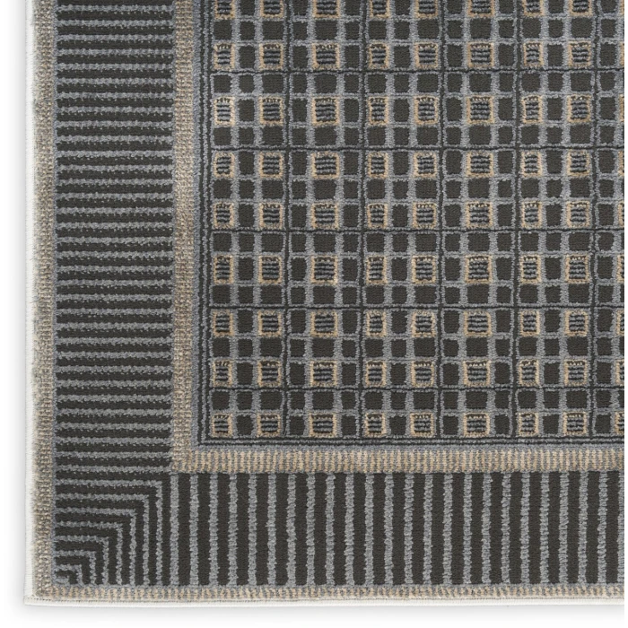 Nourison Home Nordic Black NRC03 2ft. x 3ft. Rect. Rug