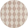 Nourison Positano Beige POS04 5ft. Round Rug