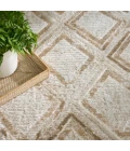 Nourison Dekor Ivory Taupe DEK05 5 ft. 3 in. X 7 ft. Rect. Rug
